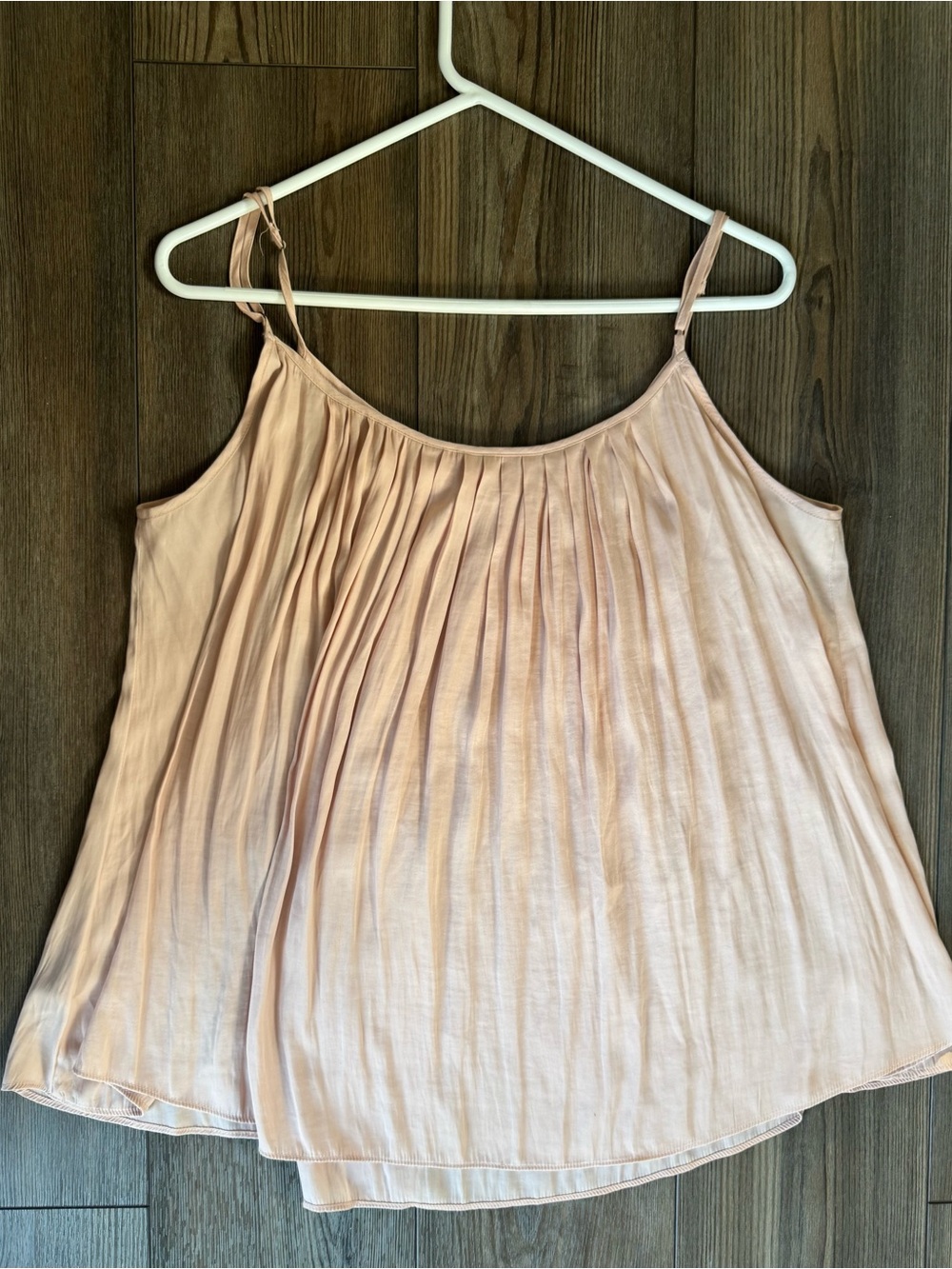 GAP Spaghetti Adjustable Strap Camisole - Blush Pink - L - Picture 4 of 6